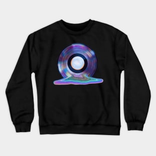 vinyl retro vintage strange Crewneck Sweatshirt